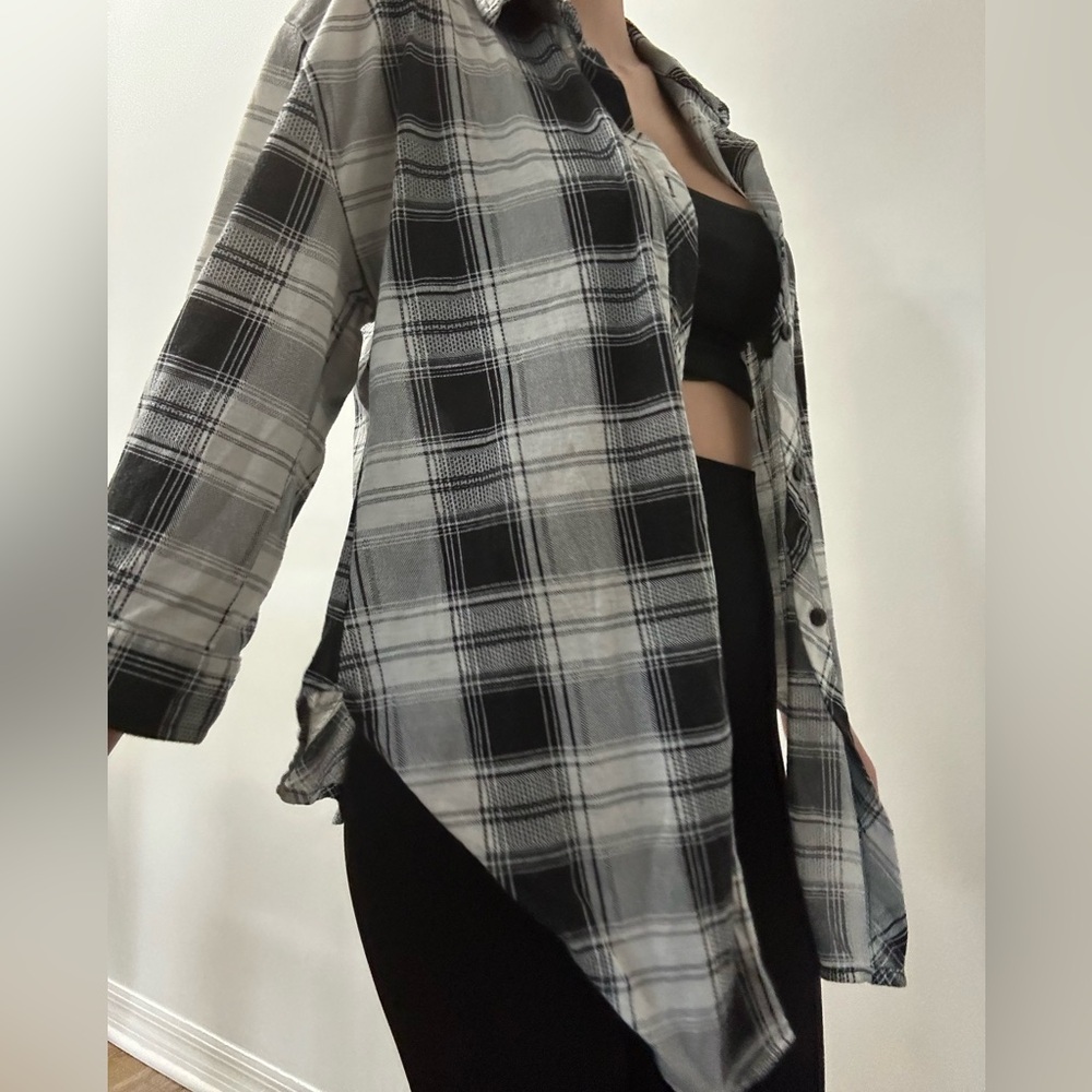 Black & white flannel